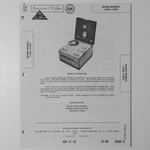 Revere Models T-202 T-204 Open Reel Tape Deck Sams Photofact 1959 New. Fixed Price $9.45.