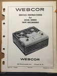 Oem Service Manual Webcor 2020 Serie Reel Tape Recorders 2022 2023 Operating. Fixed Price $15.98.