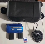 Vintage Jvc Everio, Handheld Compact Video Recorder, 45 Dynamic Zoom W Case. Fixed Price $20.00.