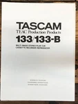 Tascam 133-B Cassette Schematic Diagrams *orig*. Fixed Price $24.97.