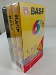 Basf T-130 Blank Vhs Tapes 3PK Extra & Super High Grade. Fixed Price $12.95.
