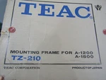 Vintage Nos Teac TZ-210 Rack Mount For A1200 A1500 Reel To Tape Decks. Fixed Price $19.95.