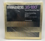 Maxell Ud 35-180 Sound Recording Tape 3600 10.5 Blank Reel Factory Bag. Fixed Price $225.00.