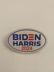 Biden Harris 2024 Lapel Pin P149. Fixed Price $6.40.
