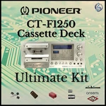 Pioneer CT-F1250 Cassette Deck Ultimate Upgrade Kit Genuine Parts Restoration. Fixed Price $140.00.