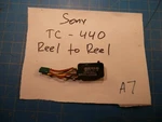 Sony TC-440 Reel To Replacement Switch Control 10A 125.250VAC # VV-15-1A. Fixed Price $10.00.