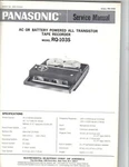 Panasonic Service Manual RQ-103S. Fixed Price $22.99.