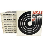 Lot Of 10 Used Akai 7" Magnetic Reel Tapes AT-7S Japan 1200 Ft. Fixed Price $99.95.