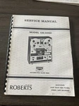 Trash Soon Original Roberts GH-500D Reel Tape Recorder Owner Manual. Fixed Price $24.00.