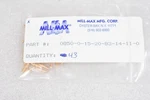 Mill-max 0850-0-15-20-83-14-11-0 Spring Loaded Contact, T/h Gold, (lot Of 43). Fixed Price $49.99.