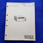 Sony SVO-960 Service Manual Original Paper Oem Repair Guide Usa. Fixed Price $29.95.