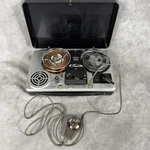 Vtg Transworld 4-TRANSISTOR Portable Reel Tape Recorder Japan Black. Fixed Price $152.99.