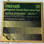 Vintage Maxell UD35-7 7" Reel To Tape 1800FT Magnetic Sound Recording. Fixed Price $37.95.