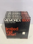 7 Memorex 1800 Magnetic Recording Tape 96 Min 1/2 Ips New Sealed Box. Fixed Price $189.95.