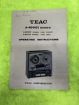Original Teac A-4000S A-4010S Reel To Owners User Operating Manual Pics. Fixed Price $31.86.