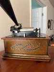 Edison Standard Phonograph Cylinder Player Antique Wood Case Thomas. Fixed Price $995.00.