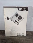 Sony Stereo Cassette Tapecorder TC-123 Service Manual Original Paperwork. Fixed Price $16.19.