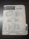 Hitachi TRQ-300EX Service Manual Original Repair Book Cassette Tape Recorder. Fixed Price $49.99.