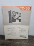 Sony Reel To Deck Tapecorder Player TC-155 Service Manual Original Repair. Fixed Price $13.49.
